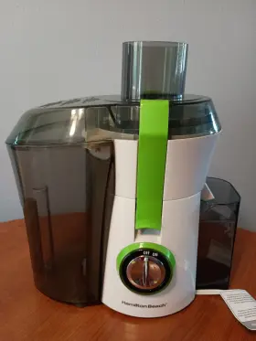 67602a Hamilton Beach Cj14 Juice Extractor Juicer Green White Tested