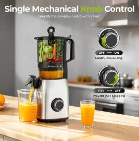 B0fxm8l263 Havato Cold Press Juicer 5.4 Inch Extra Wide Machine