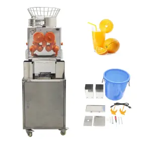 122155 Haywhnkn 110v Commercial Vertical Orange Juice Extractor Automatic Squeezer
