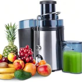 Hc B400 Powerful 4-in-1 Wide Mouth Juicer Extractor And High Speed Sleek Food Blender Mixe