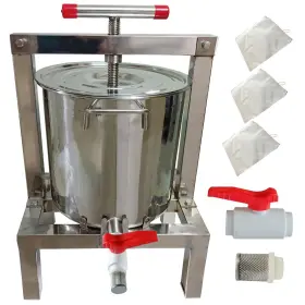 Hctool 787056220032 Honey Press Extractor Wax Machine Stainless Steel Beeswax