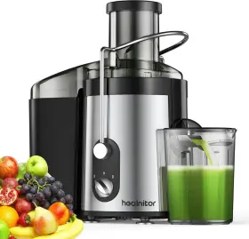 Aj03c Healnitor 800w Centrifugal Juicer Machines Vegetable Fruit 3 Inch Wide Chute Juice