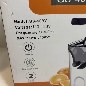 Gs-408y Healnitor Citrus Juicer 150w New Open Box #3