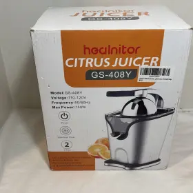 Gs-408y Healnitor Citrus Juicer 150w New Open Box