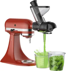 He2306 Heiolkako Masticating Juicer Attachment For Kitchenaid Stand Mixer Cold Press Black