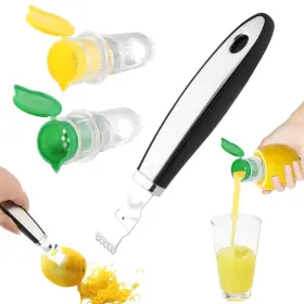 22423625 Herxsin Lemon Squeezer Lime Screw Top Citrus Manual Juicer With Bu