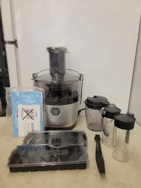 Nbj-200 High Street Tv Nutribullet Juicer Pro Compact 2 Litre Pulp Basin 1000 W Black Silver