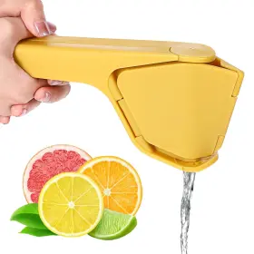 657156 Hjzhii Lemon Squeezer Fold-flat Max Juice Extractor Lime Effortless Hand