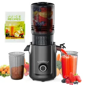 802j Hobsir Hob Juicer Machines 5.3-inch Cold Press Juicers Masticating Slow