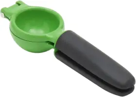 Kt37851 Home Basics Lime Juicer With Soft Grip Handle Comfortable Green