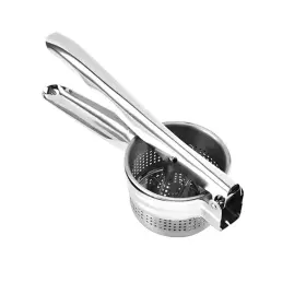 Homsfou I4qx0413026un Manual Stainless Steel Fruit Juicer And Press 10.43x3.85x3.54 Silver