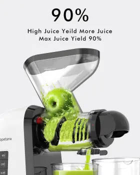 Hopetana 744784828831 Cold Press Juicer Slow Masticating High-yield Juice Extractor Maker Wide D #3