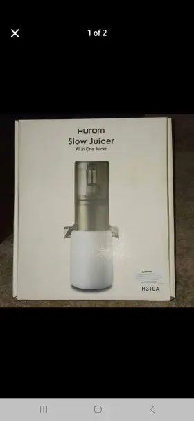 H301a Hurom Juicer White New In Open Box