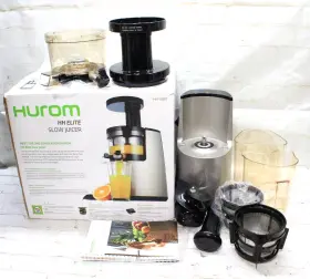 Hh-sbb11 Hurom Hhasbb11 Elite Slow Juicer 2nd Generation Tested With New Parts Manual Box