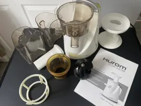 Hu-100 Hurom Masticating Slow Juicer White/lime Green #3