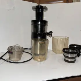 Hz-sbb17 Hurom Hzsbb17 Hz Slow Juicer Silver Alpha-lever Pulp Control Stainless