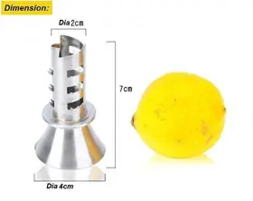 I Kito 785004946065 Citrus Lemon Juicer Squeezer Hand Press Stainless Steel Manual Reamer Quick #3