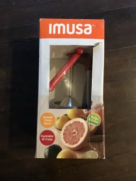 Imusa 094046001060 Juicer Manual All Metal. Red