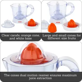 Imusa 094046803404 34oz Citrus Juicer White #2