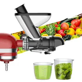 In2306 Innomoon Masticating Juicer Attachment For Kitchenaid Stand Mixer Cold Pressed