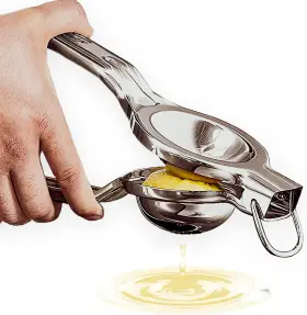 Xk1000 Innovee Group Lemon Squeezer - Large Stainless-steel Manual Citrus Juicer For Lime Juice And Ora