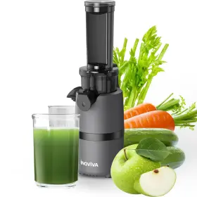 Inoviva-mj-s01-grey Inoviva Cold Press Juicer Masticating Machines Compact Slow With 70 R