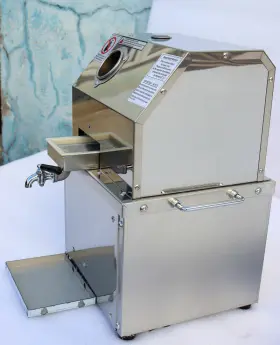 134214 Intbuying Used Electric Sugar Cane Sweet Sorghum Stalk Press Juicer 304 Three Rolls