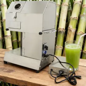 Intbuying 198462056960 Commercial Sugarcane Juicer Machine 3 Rollers 24v/110v 150kg/h With Filter 350w