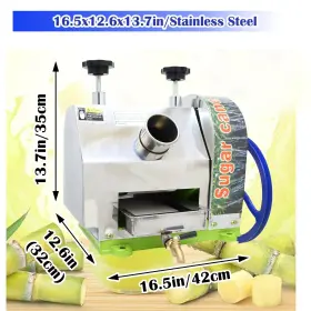 Intbuying 725683332223 Manual Sugarcane Juicer Press Machine Juice Ext #2