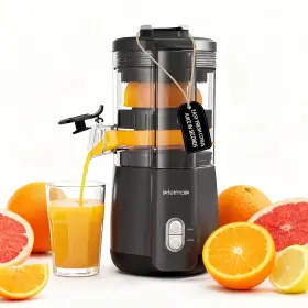 Intermain 723509857820 Electric Citrus Juicer Hand-free Machine With Cleaning Brush