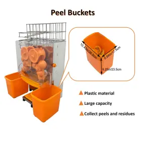 122162 Intsupermai Automatic Orange Juicer 110v Commercial Electric Juice Extractor For Lemoncitrus