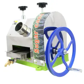 134120 Intsupermai Manual Sugar Cane Juicer 3 Rollers Juice Squeezer Press Extractor-used #2