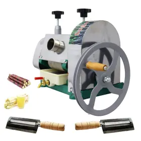 Intsupermai 738633962678 Sugar Cane Press Juicer Machine Manual Sugarcane Juice Extractor With Stainless