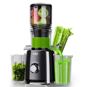 Mp-802l Iuipi Cold Press Juicer Machines 5.3 Inch Large Feed Chute Slow Masticating 99