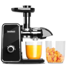 Iwodtech 749212571341 Juicer Machine Cold Press With 2 Speed Modes Slow Masticating