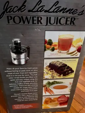 Jack Lalanne 752356783761 S Power Juicer Start Juicing For Energy And Good Health #3