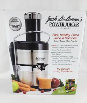 Jack Lalanne 752356788513 S Power Juicer Ultimate Stainless Steel