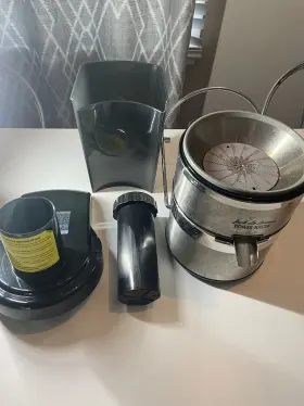 E-1188 Jack Lalanne Lalannes Power Juicer Model Stainless Steel/black Tested Works #2
