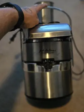 E-1189 Jack Lalanne S Stainless Steel Power Juicer Pro Model With Wrench Working