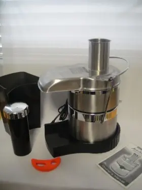 E-1189 Jack Lalanne E-8911 Lalannes Stainless Steel Power Juicer Pro Model - Works