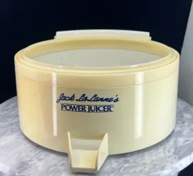 Juicercl-003ap Jack Lalanne Lalannes Power Replacement Part #spout Bin Bowl - Used