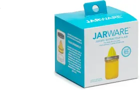 82617 Jarware Juicer Lid For Wide Mouth Mason Jars Yellow #2