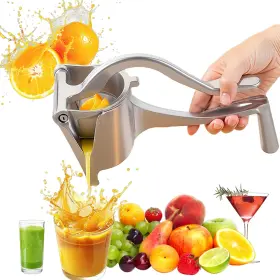 Jasiss-0002 Jasiss 768510432048 Juicer Fresh Fruit Juice Extractor Aluminum Alloy Squeezer Handheld