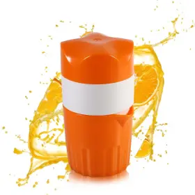 Jerliflyerfcu6ribzwd Jerliflyer 1pcs Orange Juicer Hand Citrus Squeezer Manual Lid Rotation Press Rea