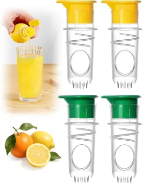 Squeezer4 Jglxf Lemon Squeezer Screw-top 4pcs Manual Juicer With Filter Portable Citrus