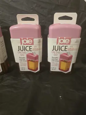 Joie 067742609359 Juice On The Go Reusable Box With Straw