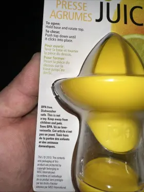 Joie Citrus 067742294043 Juicer 1oz Lemon Lime Small Strain Measure Reamer Brand New #3