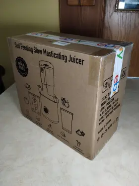 Jc-55 Joybear Cold Press Juicer Slow Masticating Machines With 5.3 Inch Extra Large Feed