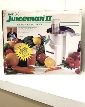 Juiceman 740057000508 Electronic Professional Juicer White Veggies And Citrus Series Kitchen