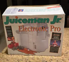 Juiceman 740057001482 Jr Pro Electronic Professional Series 211 Juicer Book New